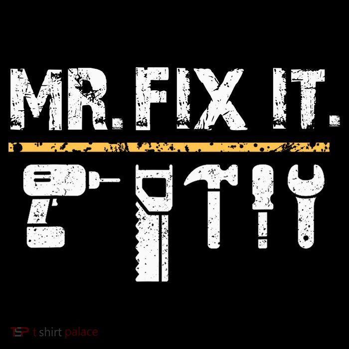 Mr Fix It . Funny Handyman Woodworking Flatbill Hat