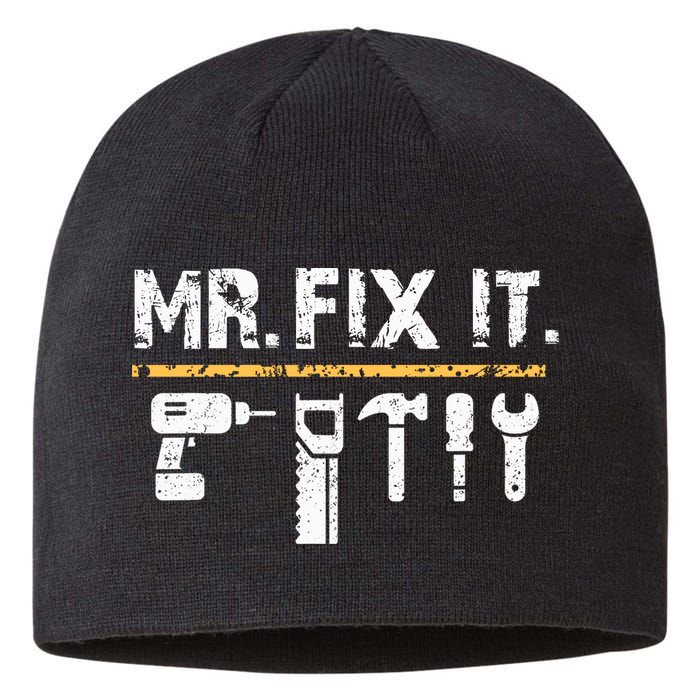Mr Fix It . Funny Handyman Woodworking Sustainable Beanie