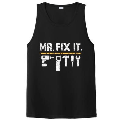 Mr Fix It . Funny Handyman Woodworking PosiCharge Competitor Tank