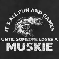 Muskie Fishing Its All Fun And Games Until Someone Loses Adult Drive Performance Visor