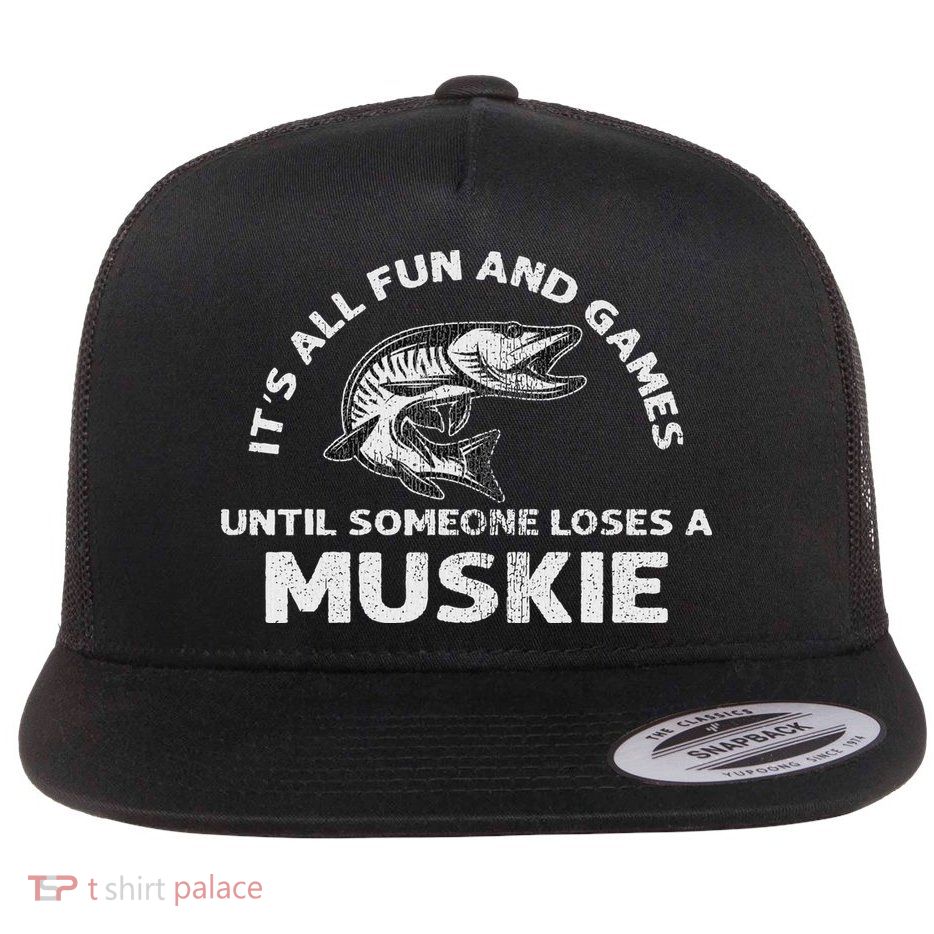 Muskie Fishing Its All Fun And Games Until Someone Loses Flatbill Hat