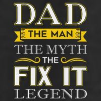 Mr Fix It Dad Fathers Day Handy Man Cool Comfort Performance Bucket Hat