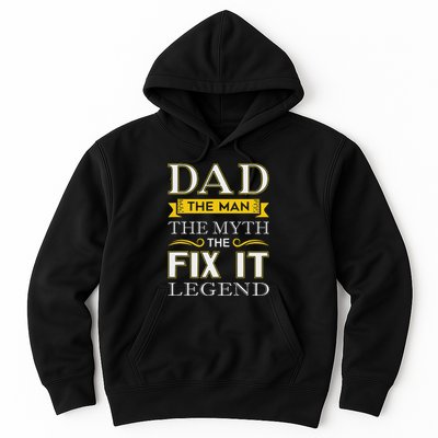Mr Fix It Dad Fathers Day Handy Man Hoodie