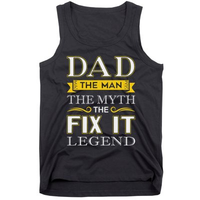 Mr Fix It Dad Fathers Day Handy Man Tank Top