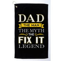 Mr Fix It Dad Fathers Day Handy Man Golf Towel
