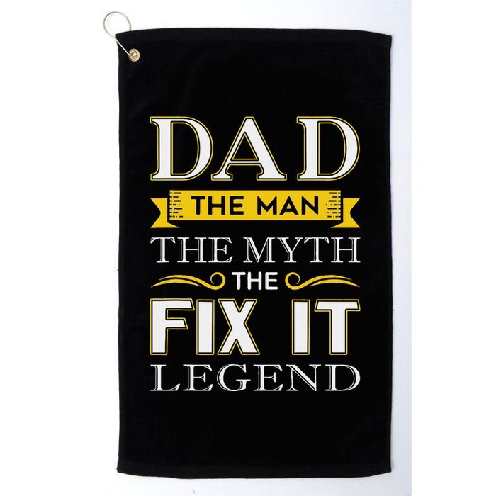 Mr Fix It Dad Fathers Day Handy Man Golf Towel