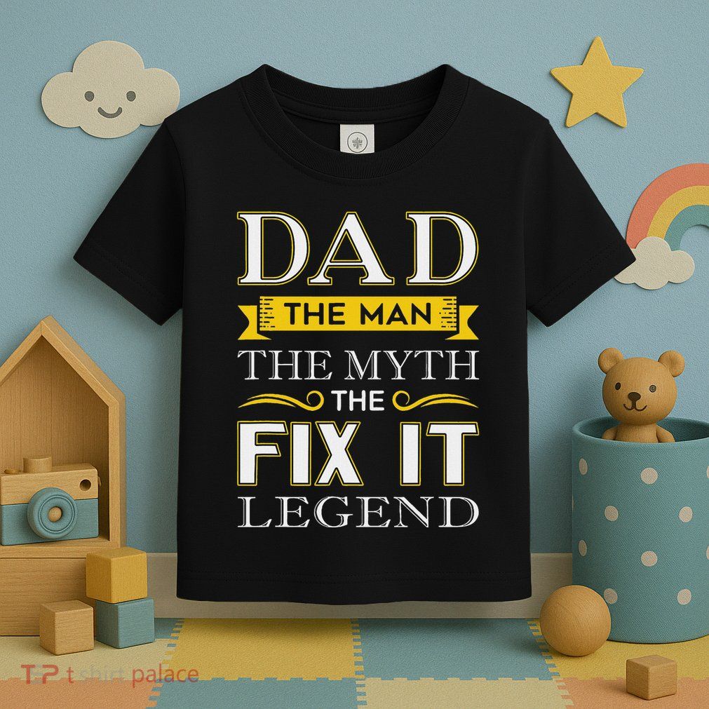 Mr Fix It Dad Fathers Day Handy Man Toddler T-Shirt