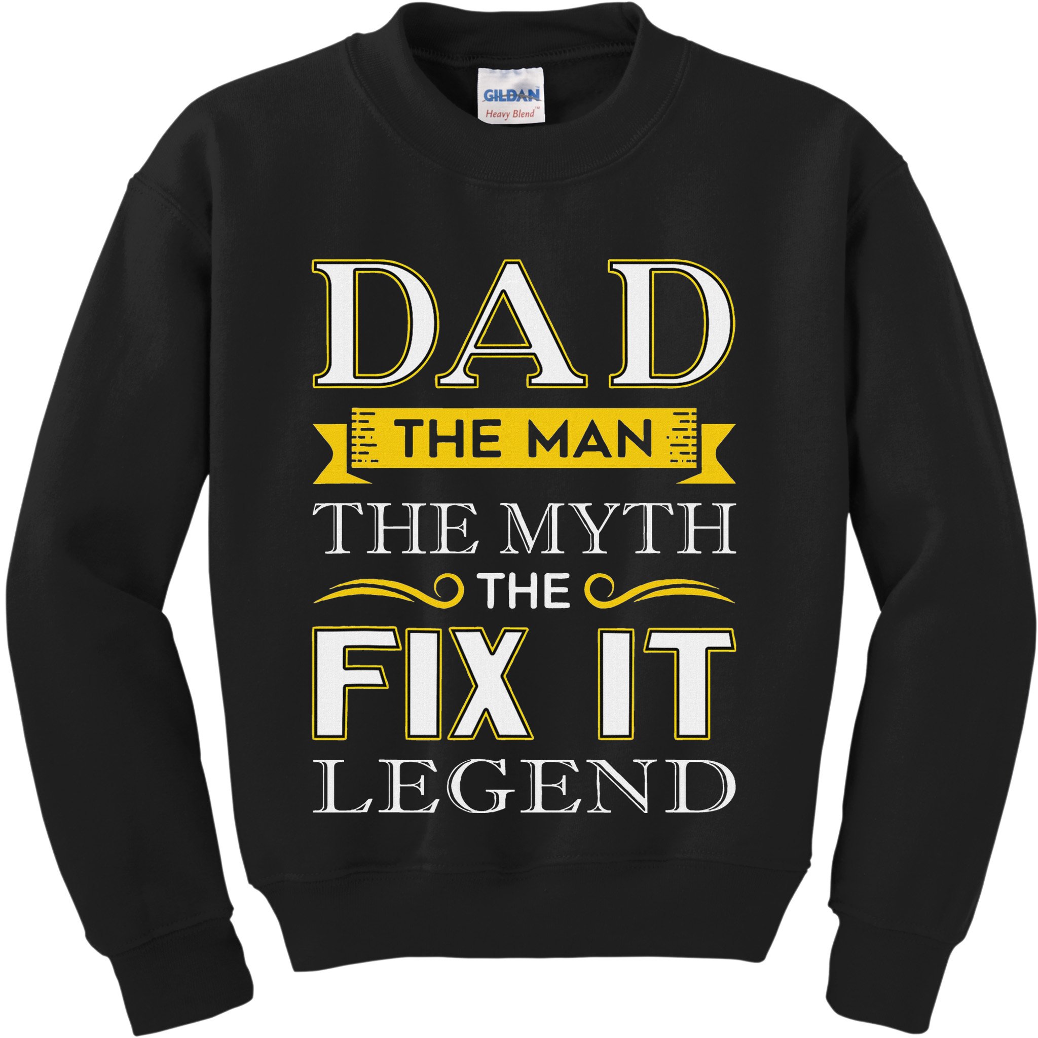 Mr Fix It Dad Fathers Day Handy Man Kids Sweatshirt