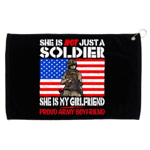 My Friend Is A Soldier Proud Army Friend Lover Gift Meaningful Gift Grommeted Golf Towel