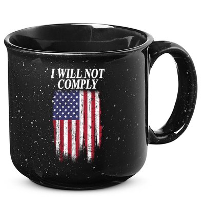 Medical Freedom I Will Not Comply No Mandates 15oz Campfire Ceramic Mug