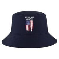 Medical Freedom I Will Not Comply No Mandates Cool Comfort Performance Bucket Hat