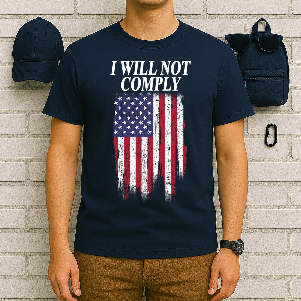 Medical Freedom I Will Not Comply No Mandates T-Shirt