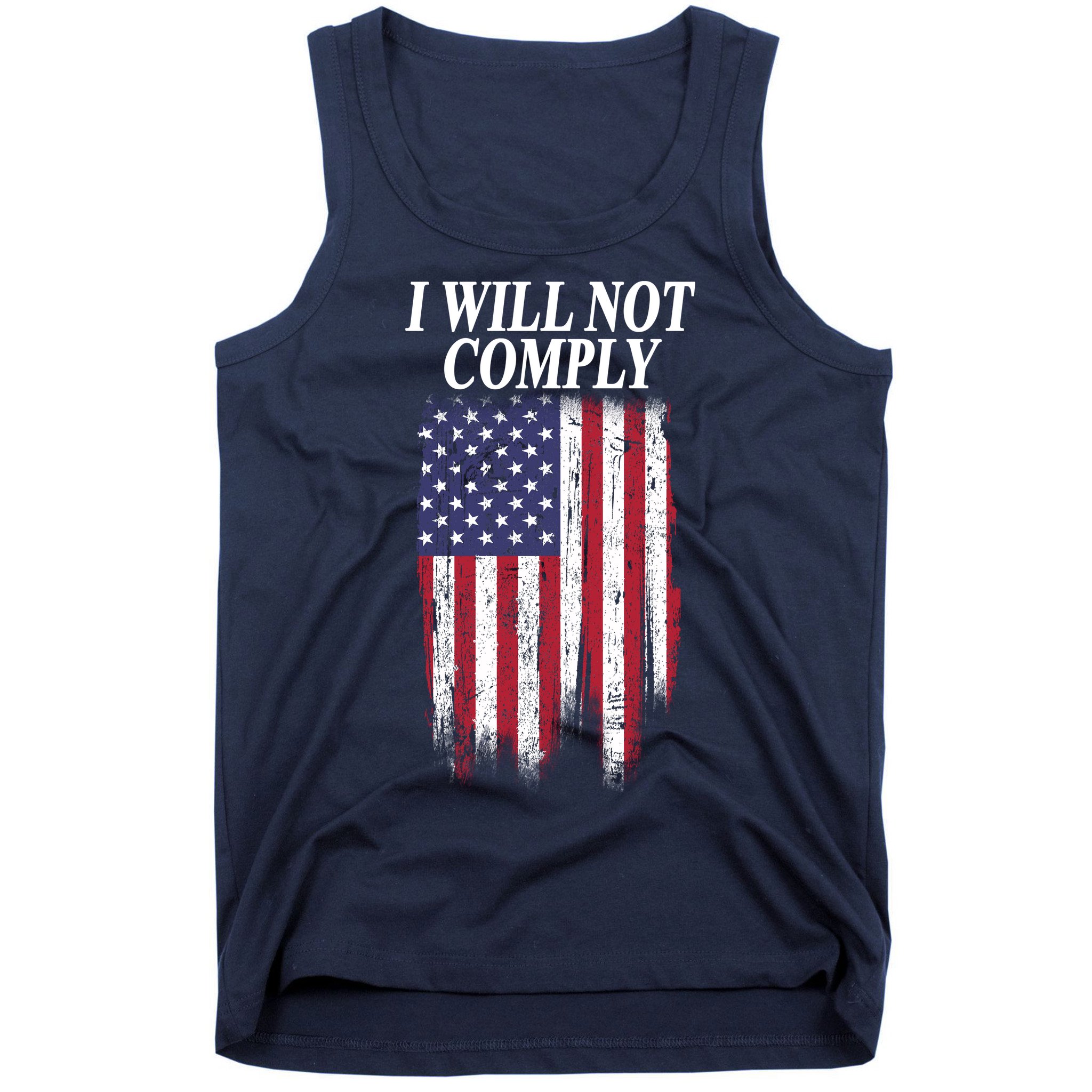 Medical Freedom I Will Not Comply No Mandates Tank Top