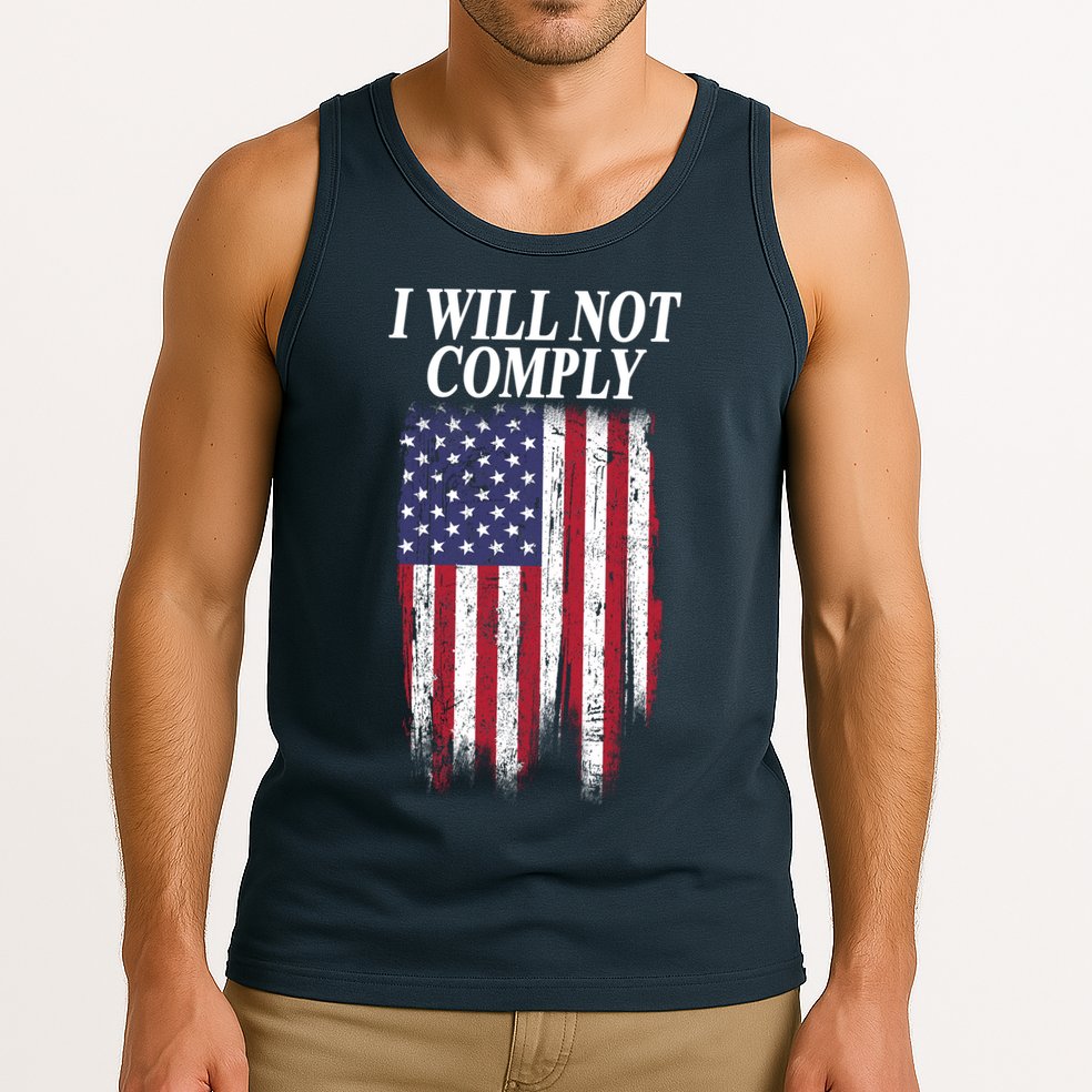 Medical Freedom I Will Not Comply No Mandates Tank Top