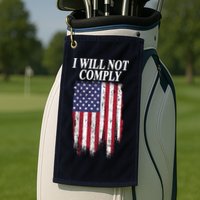 Medical Freedom I Will Not Comply No Mandates Golf Towel