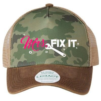 Mrs. Fix It For Handywoman Or Wife Who Likes To Fix Legacy Tie Dye Trucker Hat