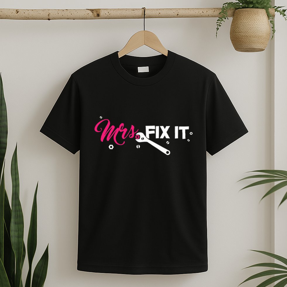 Mrs. Fix It For Handywoman Or Wife Who Likes To Fix T-Shirt