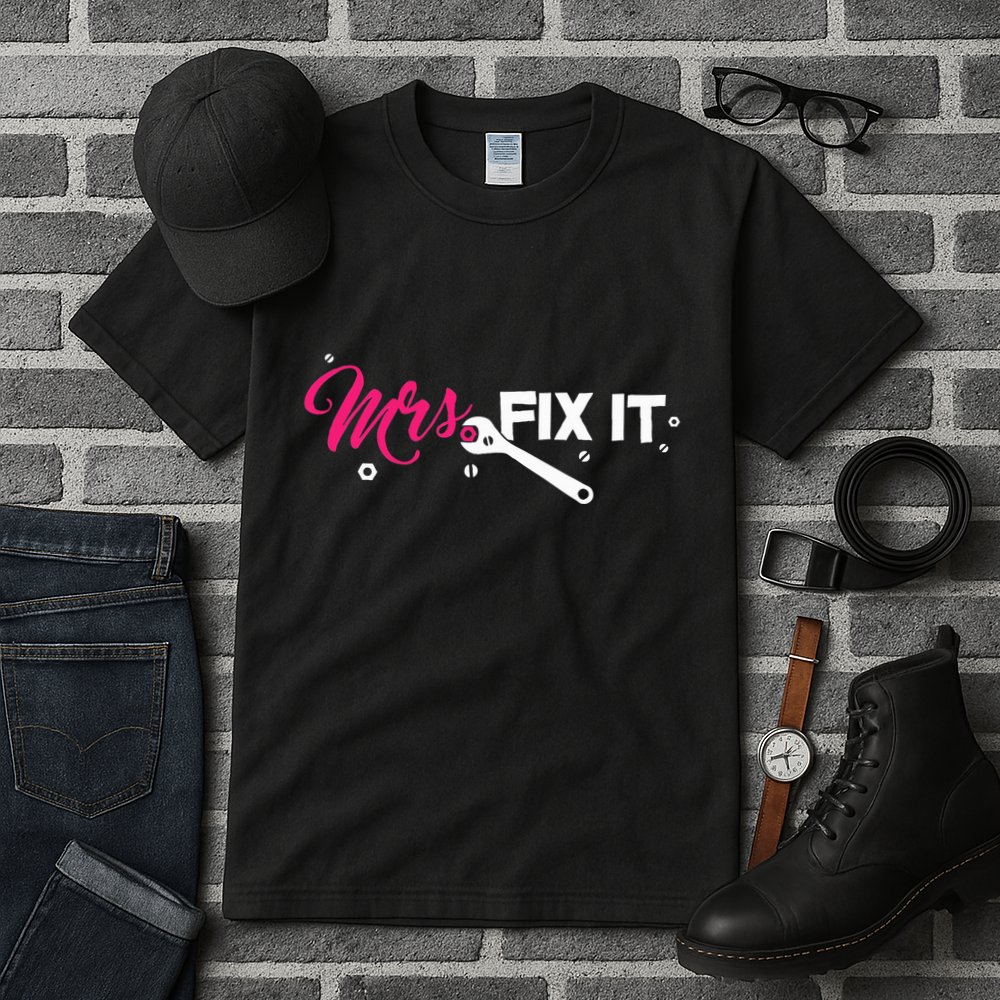 Mrs. Fix It For Handywoman Or Wife Who Likes To Fix Tall T-Shirt