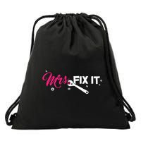 Mrs. Fix It For Handywoman Or Wife Who Likes To Fix Drawstring Bag