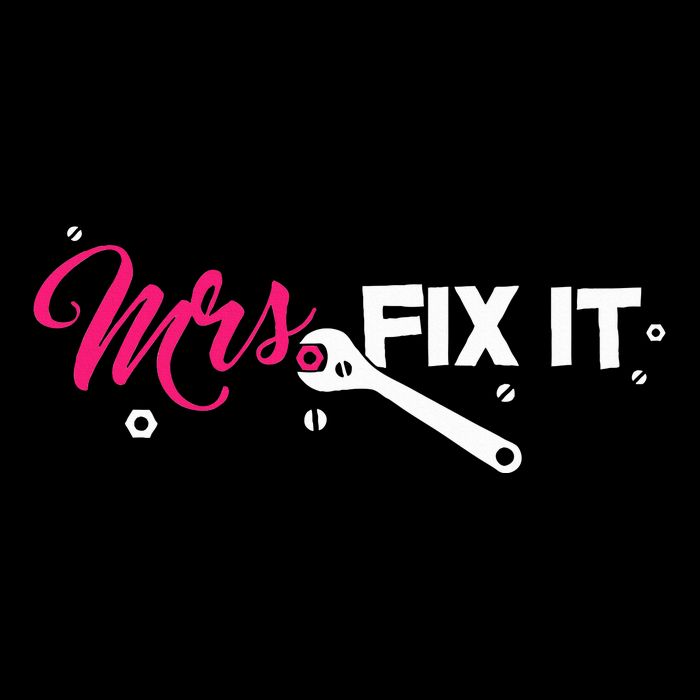 Mrs. Fix It For Handywoman Or Wife Who Likes To Fix Drawstring Bag