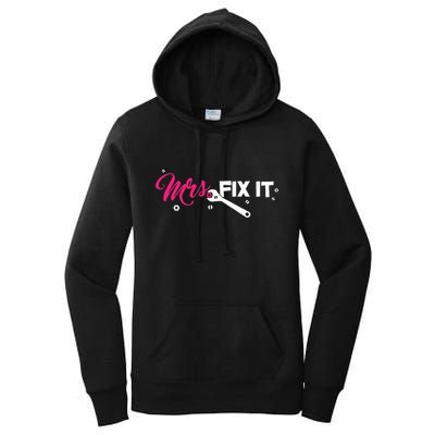 Mrs. Fix It For Handywoman Or Wife Who Likes To Fix Women's Pullover Hoodie