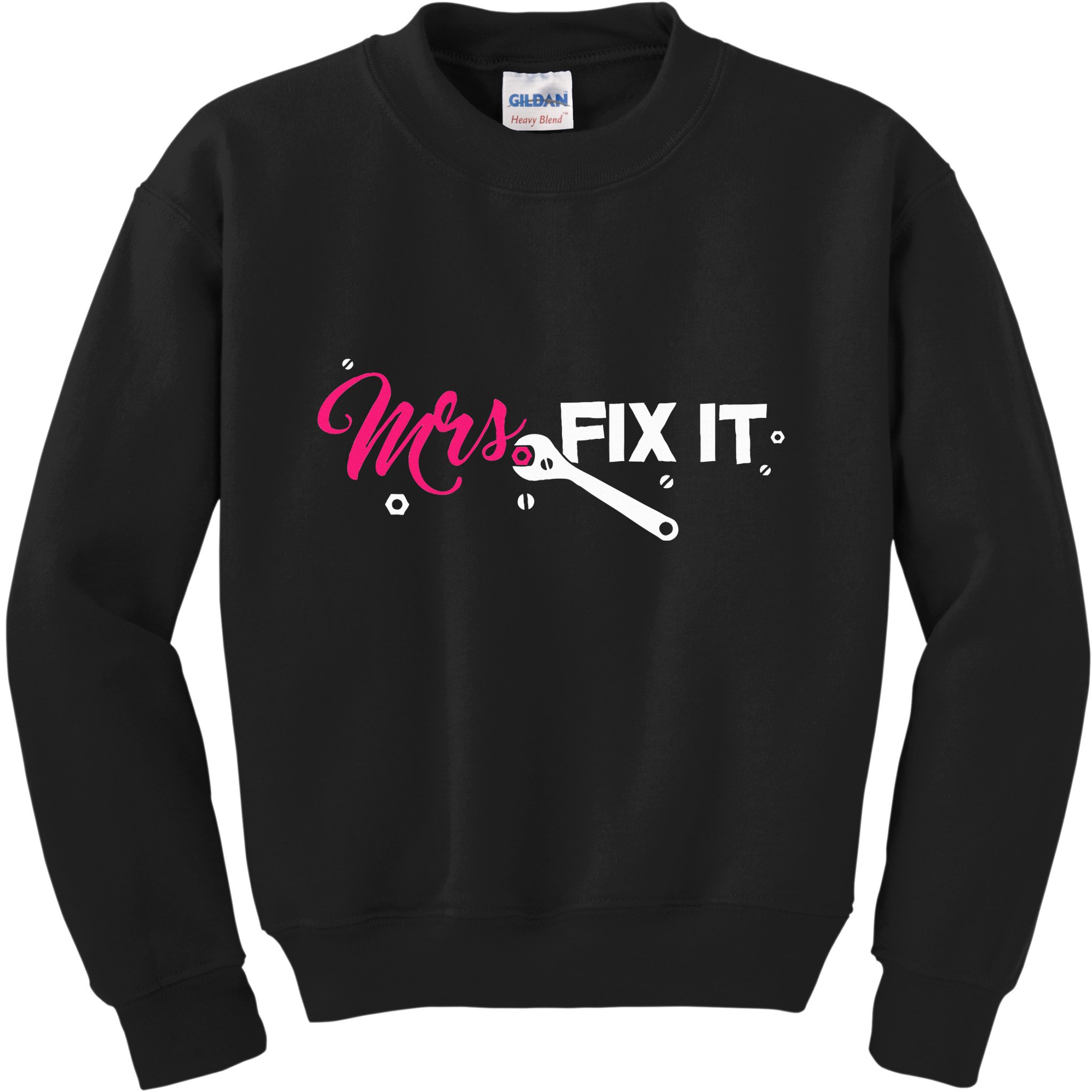Mrs. Fix It For Handywoman Or Wife Who Likes To Fix Kids Sweatshirt