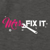 Mrs. Fix It For Handywoman Or Wife Who Likes To Fix Vector Backpack