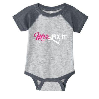 Mrs. Fix It For Handywoman Or Wife Who Likes To Fix Infant Baby Jersey Bodysuit