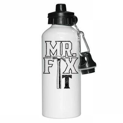 Mr Fix It Repair Overhaul Fixing Handy Gift Aluminum Water Bottle 