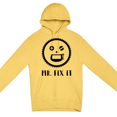 Mr Fix It Gift Handy Dad Meaningful Gift Premium Pullover Hoodie