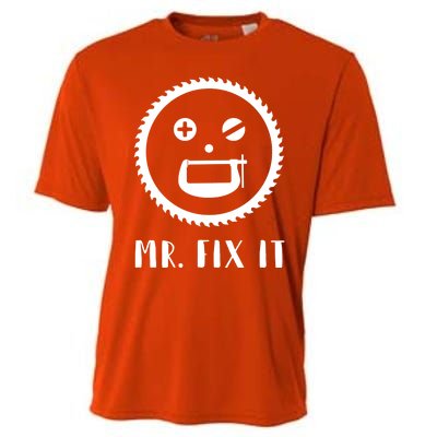 Mr Fix It Gift Handy Dad Meaningful Gift Cooling Performance Crew T-Shirt