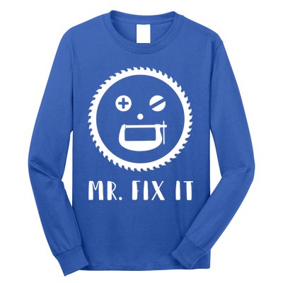 Mr Fix It Gift Handy Dad Meaningful Gift Long Sleeve Shirt