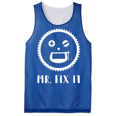 Mr Fix It Gift Handy Dad Meaningful Gift Mesh Reversible Basketball Jersey Tank