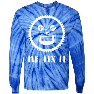 Mr Fix It Gift Handy Dad Meaningful Gift Tie-Dye Long Sleeve Shirt