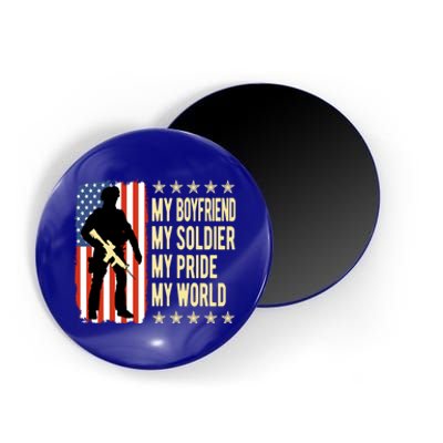 My Friend Is A Soldier Hero Proud Army Friend Funny Gift Magnet