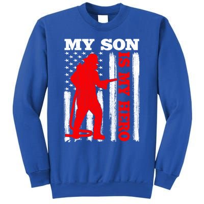 My Firefighter Is My Hero Usa Flag Firefighter Fire Son Meaningful Gift Sweatshirt