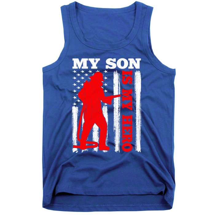 My Firefighter Is My Hero Usa Flag Firefighter Fire Son Meaningful Gift Tank Top