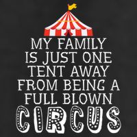 My Family Is Just One Tent Away From Circus Sarcastic Parent Cute Gift 15oz Campfire Ceramic Mug