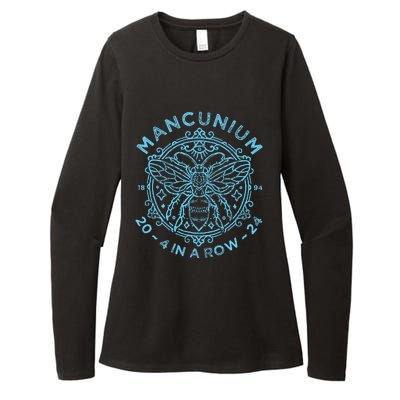 Mancunium Four In A Row Champions City 2024 Womens CVC Long Sleeve Shirt