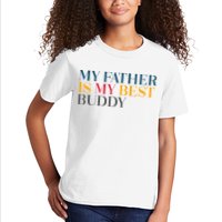 My Father Is My Best Buddy Cute Kids T-Shirt