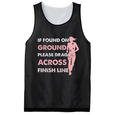 Muddy Fun If Found On Ground Please Drag Across Finish Line Mesh Reversible Basketball Jersey Tank