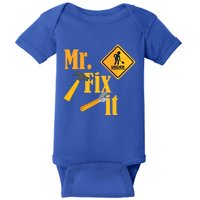 Mr Fix It Diy Handy Upcycling Repairing Workshop Fixing Gift Baby Bodysuit