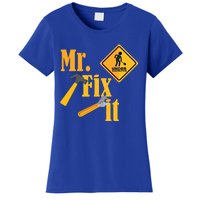 Mr Fix It Diy Handy Upcycling Repairing Workshop Fixing Gift Women's T-Shirt