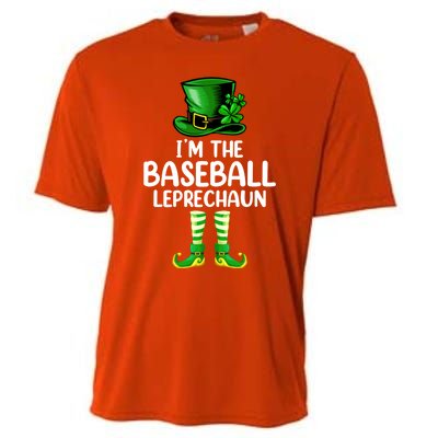 Matching Family I'm The Baseball Leprechaun St Patrick's Day Gift Cooling Performance Crew T-Shirt