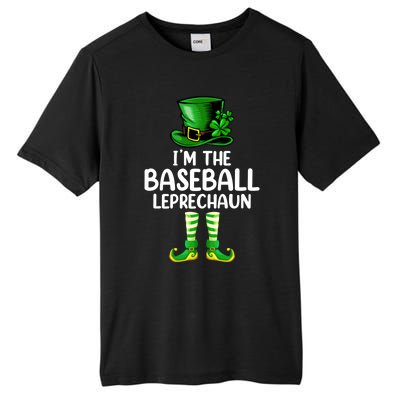 Matching Family I'm The Baseball Leprechaun St Patrick's Day Gift Tall Fusion ChromaSoft Performance T-Shirt