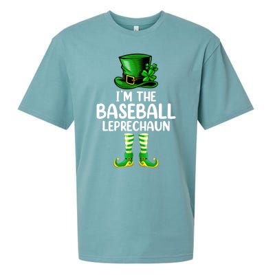 Matching Family I'm The Baseball Leprechaun St Patrick's Day Gift Sueded Cloud Jersey T-Shirt