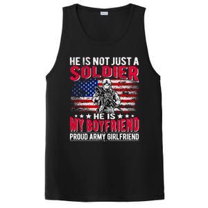 My Friend Is A Soldier Hero Proud Army Friend Funny Gift PosiCharge Competitor Tank