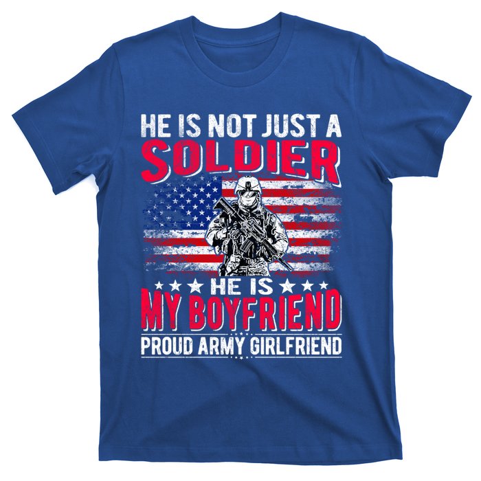 My Friend Is A Soldier Hero Proud Army Friend Funny Gift T-Shirt