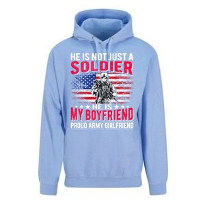 My Friend Is A Soldier Hero Proud Army Friend Funny Gift Unisex Surf Hoodie