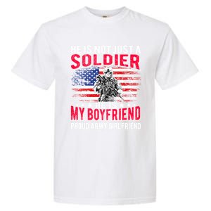 My Friend Is A Soldier Hero Proud Army Friend Funny Gift Garment-Dyed Heavyweight T-Shirt